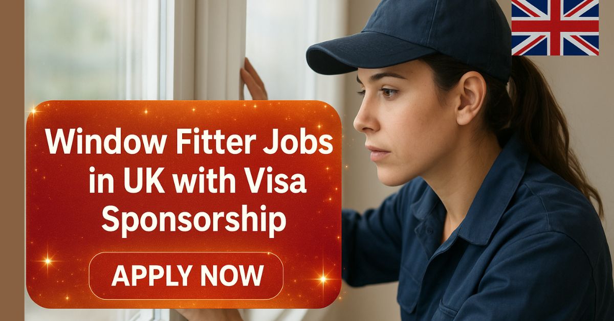Window Fitter Jobs in UK with Visa Sponsorship