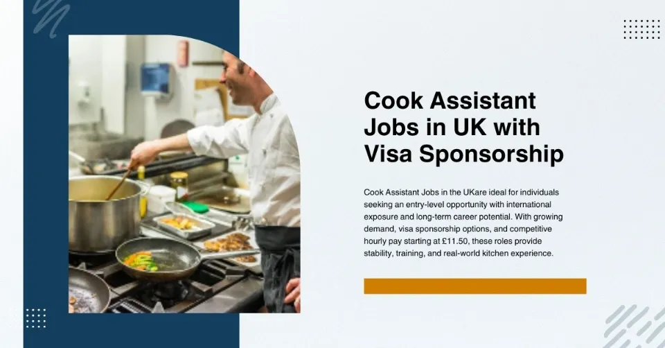 Cook Assistant Jobs in UK