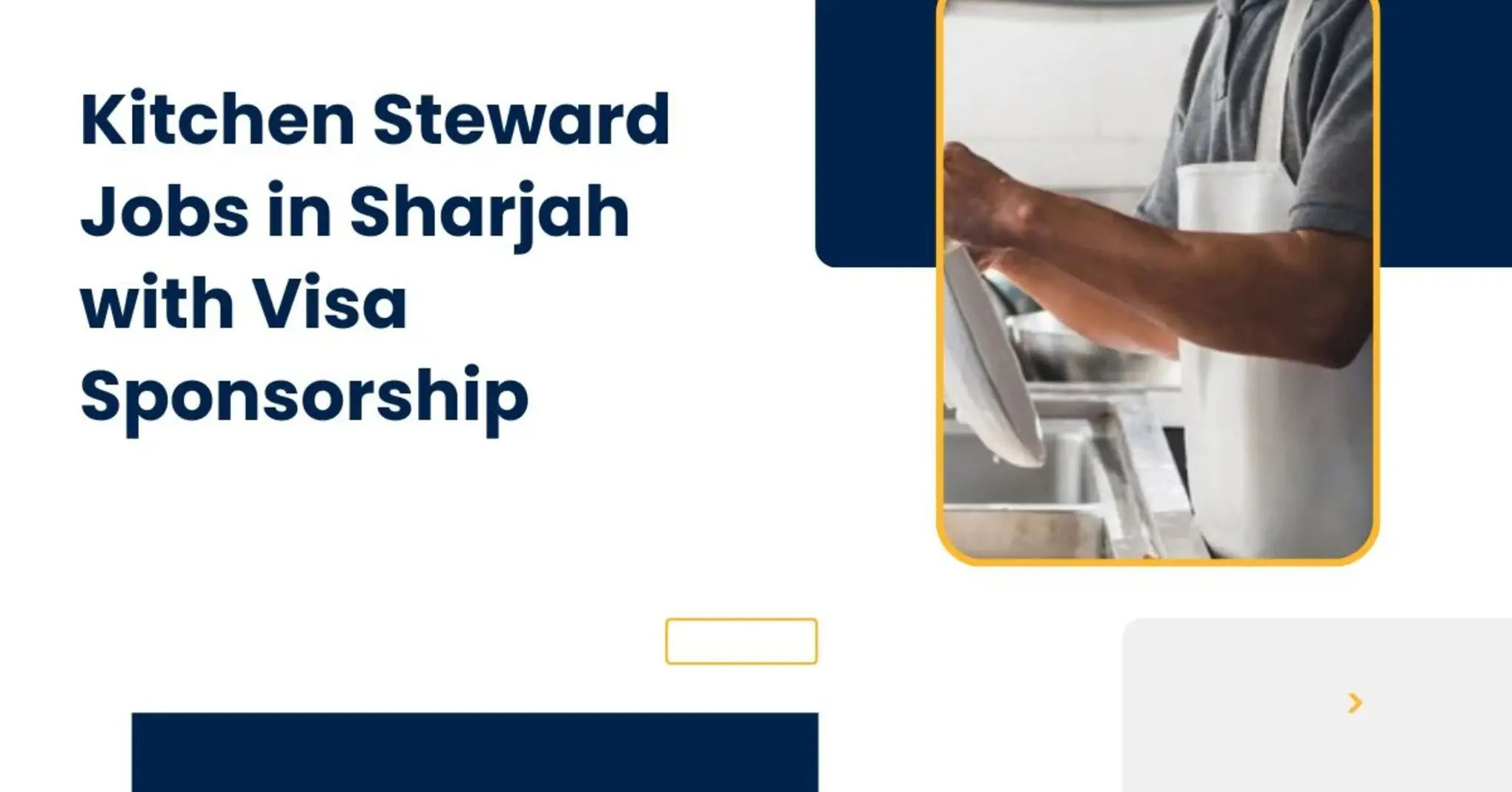 Kitchen Steward Jobs in Sharjah