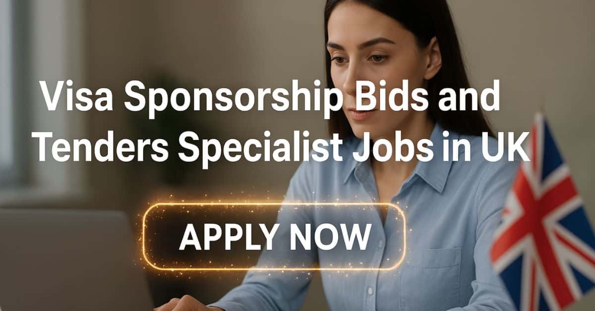 Visa Sponsorship Bids and Tenders Specialist Jobs in UK