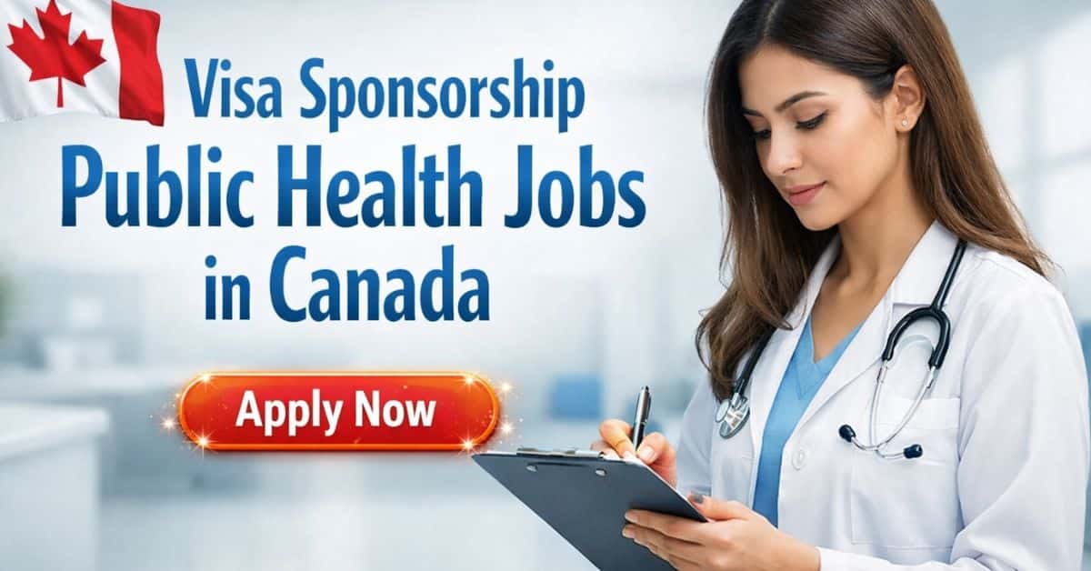 Visa Sponsorship Public Health Jobs in Canada