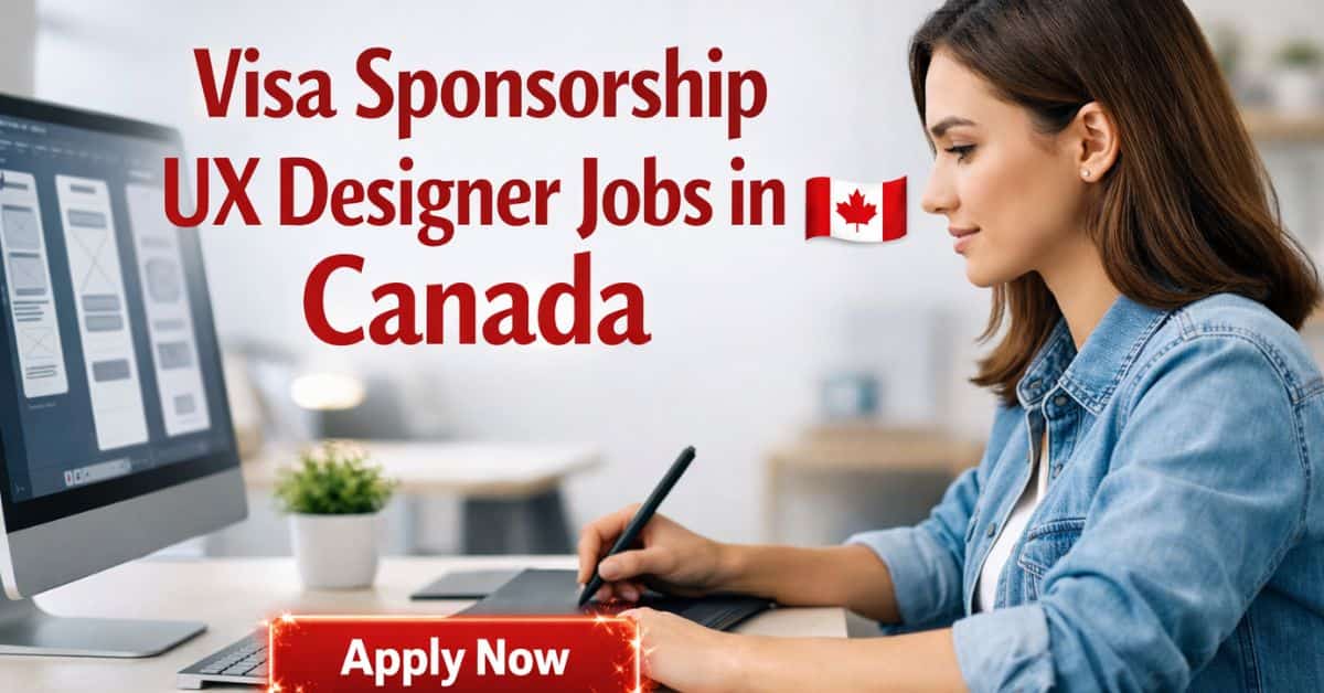Visa Sponsorship UX Designer Jobs in Canada