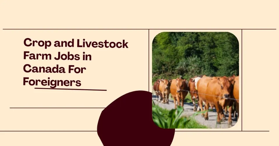 Crop and Livestock Farm Jobs in Canada