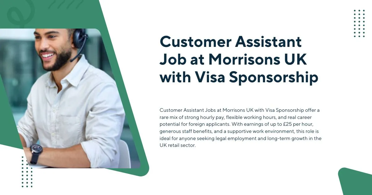 Customer Assistant Job at Morrisons UK