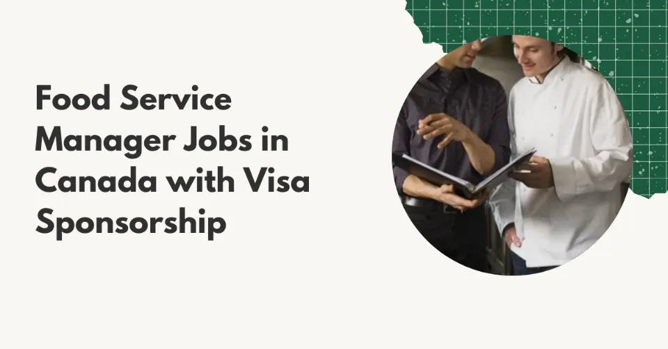 Food Service Manager Jobs in Canada
