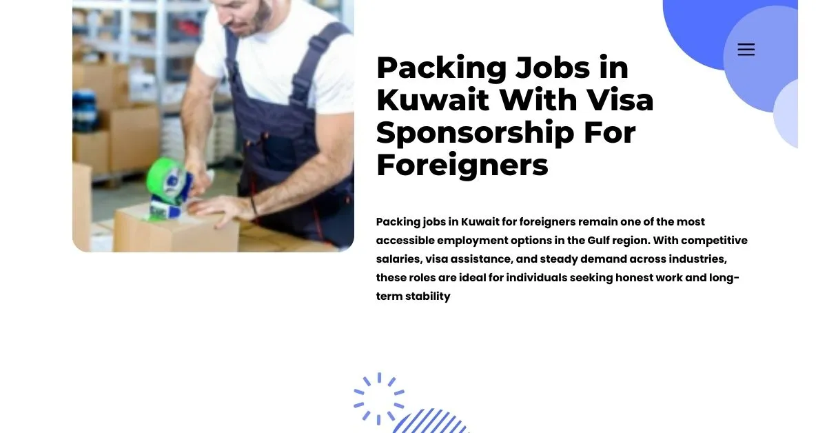 Packing Jobs in Kuwait