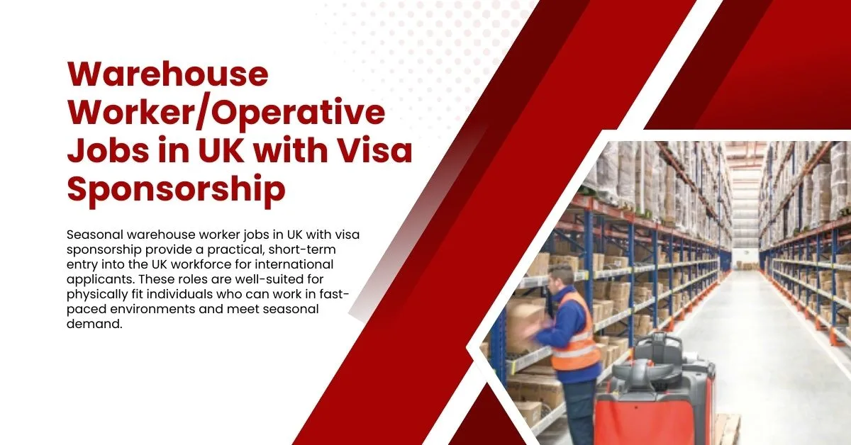 Warehouse Worker/Operative Jobs in UK