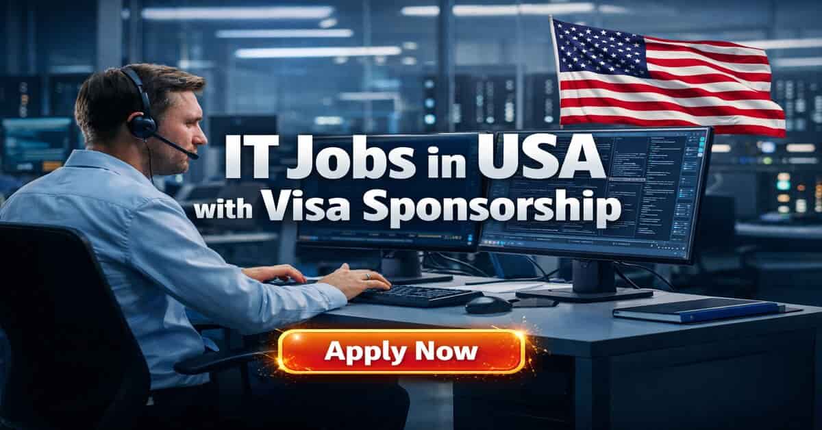 IT Jobs in USA with Visa Sponsorship