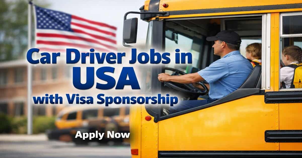 Car Driver Jobs in USA with Visa Sponsorship