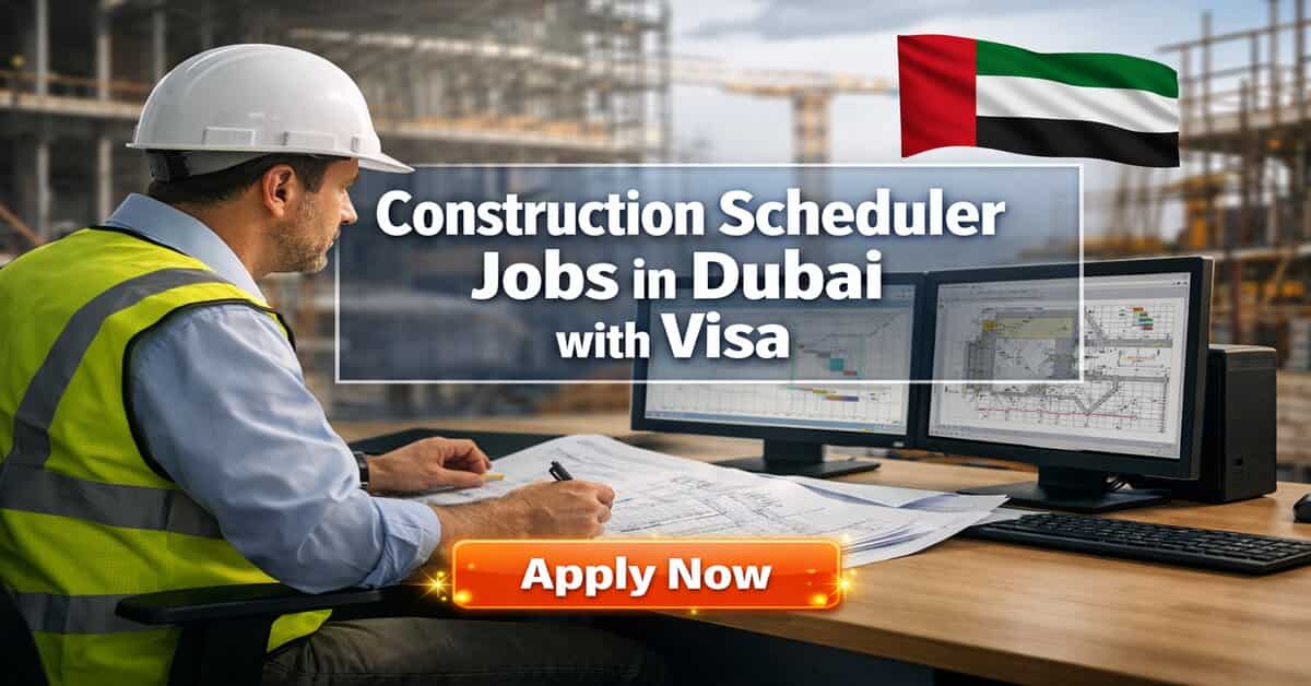 Construction Scheduler Jobs in Dubai with Visa