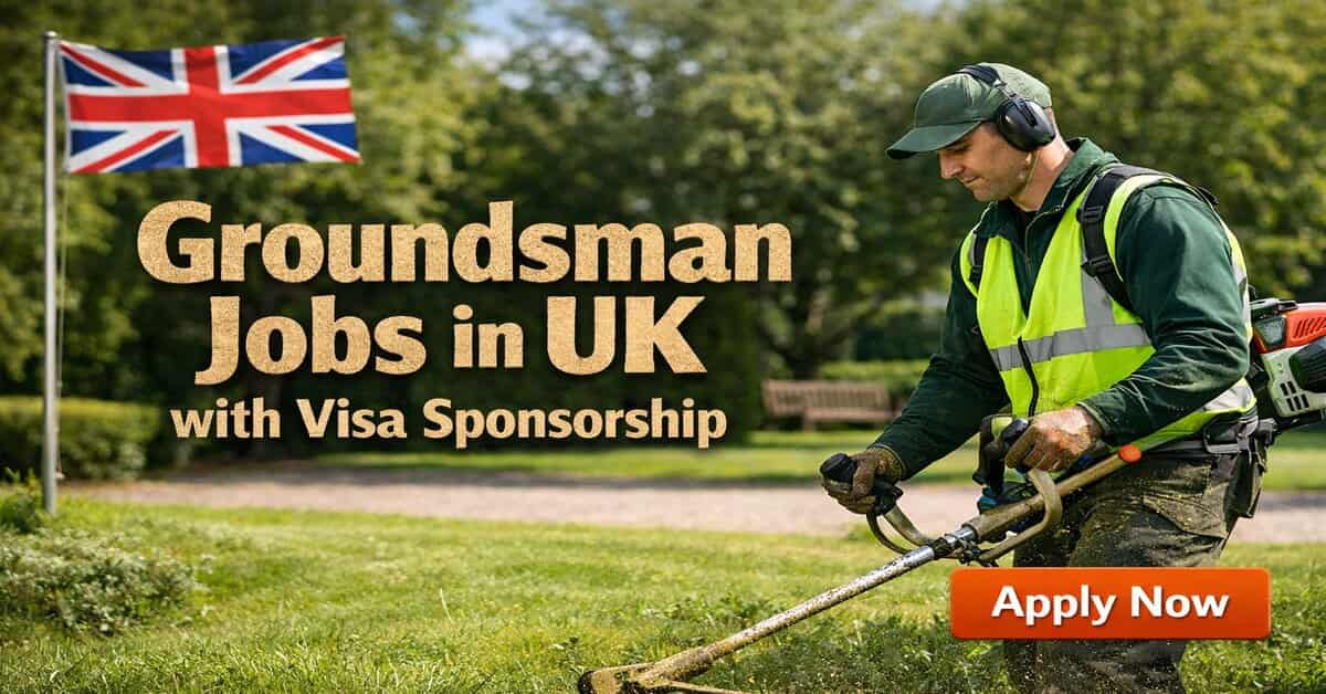 Groundsman Jobs in UK with Visa Sponsorship