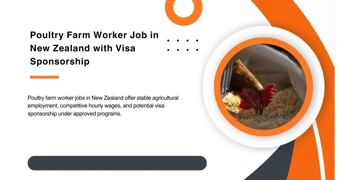 Poultry Farm Worker Job in New Zealand
