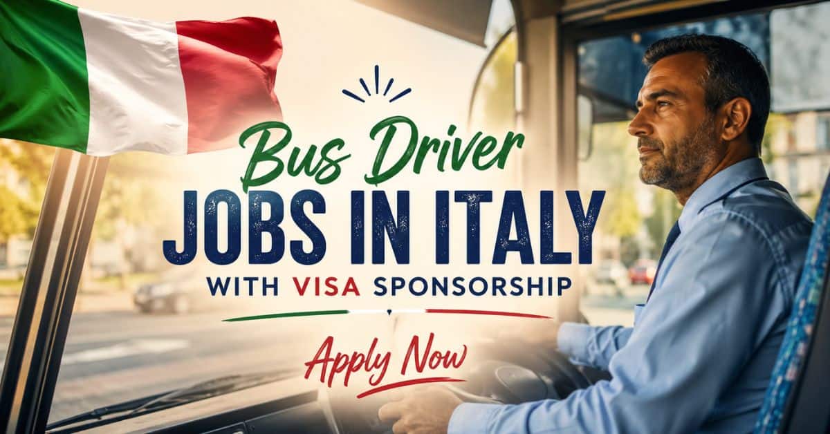 Bus Driver Jobs in Italy with Visa Sponsorship