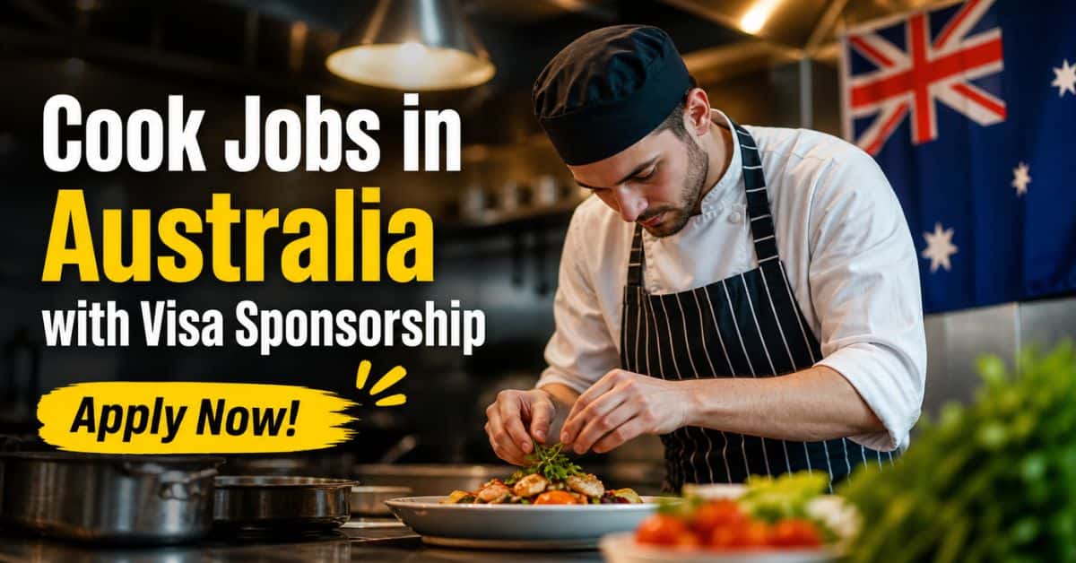 Cook Jobs in Australia with Visa Sponsorship