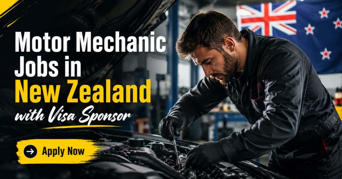 Motor Mechanic Jobs in New Zealand with Visa Sponsor