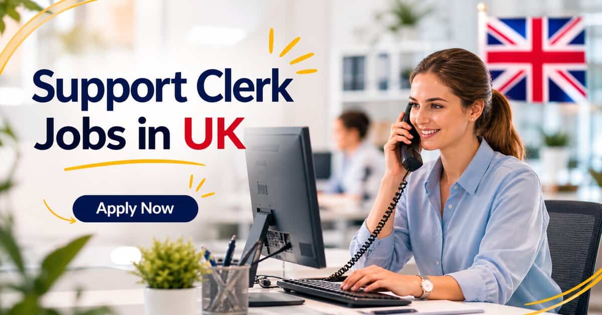 Support Clerk Jobs in UK