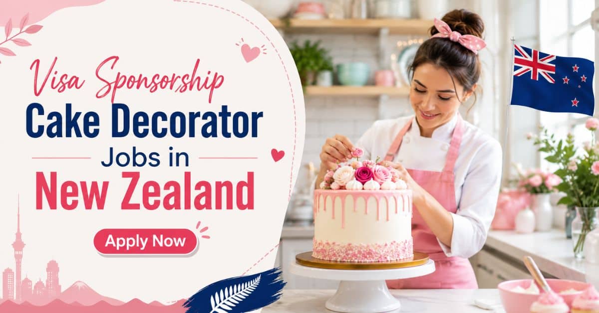 Visa Sponsorship Cake Decorator Jobs in New Zealand